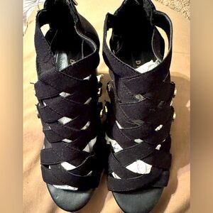 Very cute black DKNY sandals